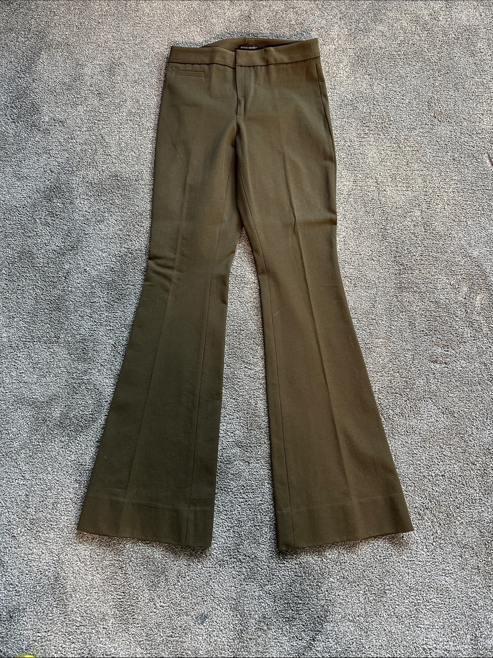 Banana Republic Olive Green Boot Cut Pants